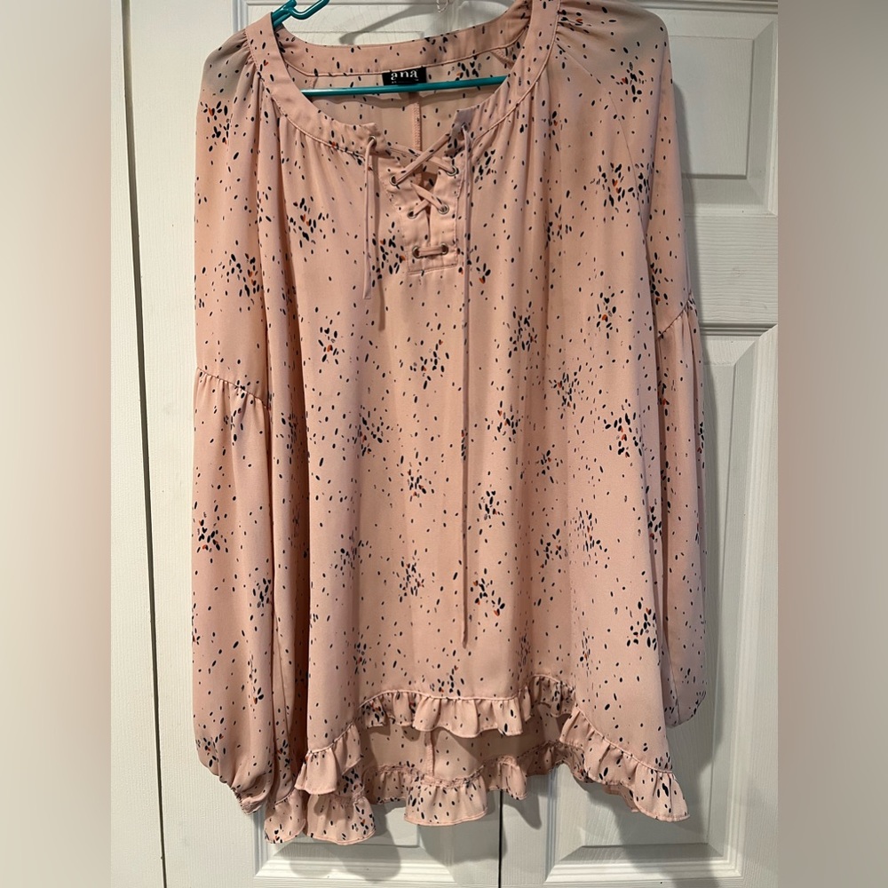 Pink detailed blouse